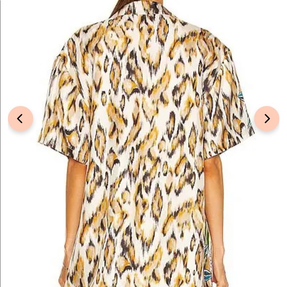 Oversized Shirt in Tristan Print Tell Your Friends - Picture 3 of 7